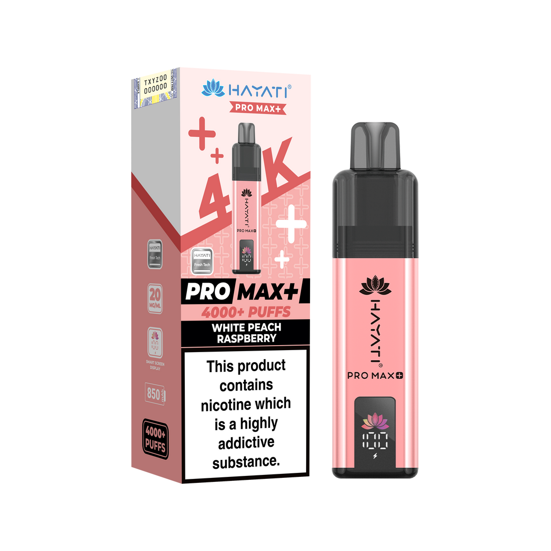 Hayati Pro Max+ 4K Prefilled Pod Kit 20mg | UK Duty Stamped