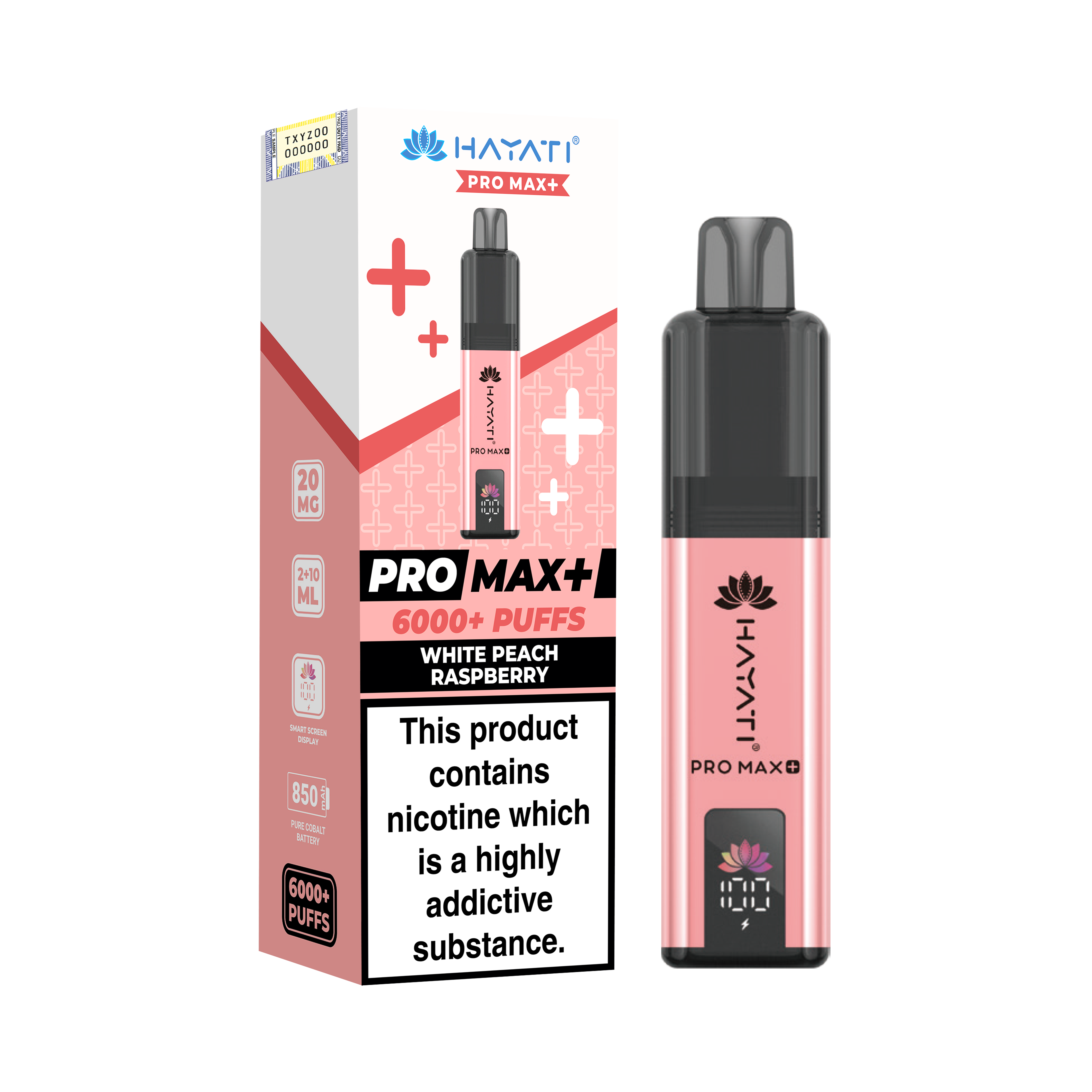 Hayati Pro Max+ 6K Prefilled Pod Kit 20mg | UK Duty Stamped