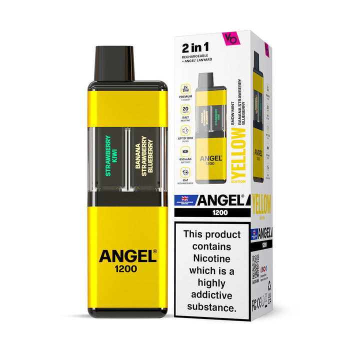 Angel® 1200 2 in 1 Prefilled Vape Kit (Belgium) (20mg)