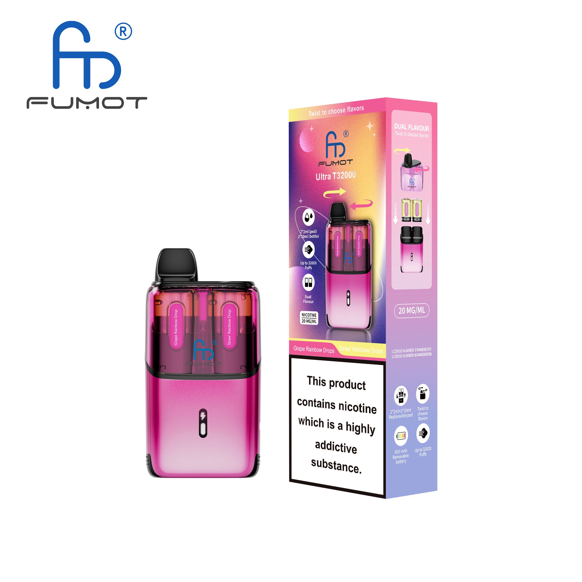 Fumot® Ultra T32000 Vape Kit (20mg)