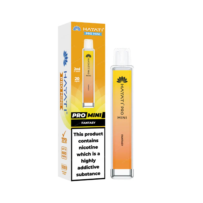 Hayati® Pro Mini 600+ Vape Kit (20mg)