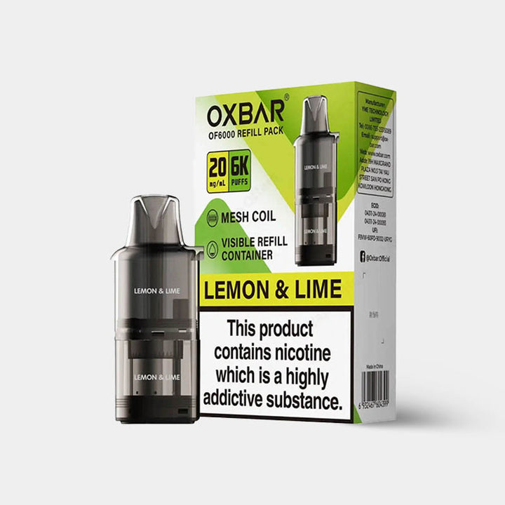 Oxbar® OF6000 Prefilled Pods