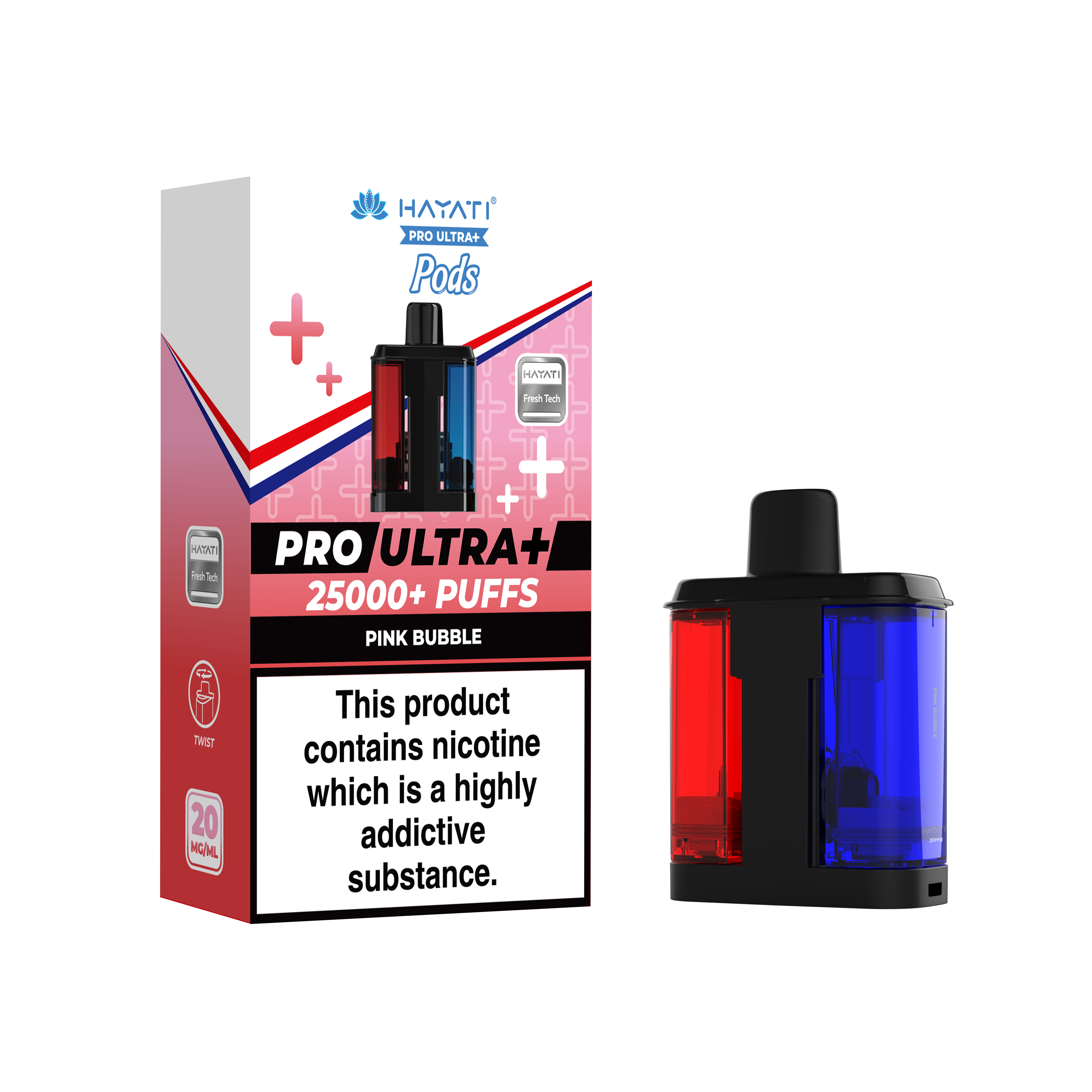 Hayati® Pro Ultra+ 25K Prefilled Pods (20mg)