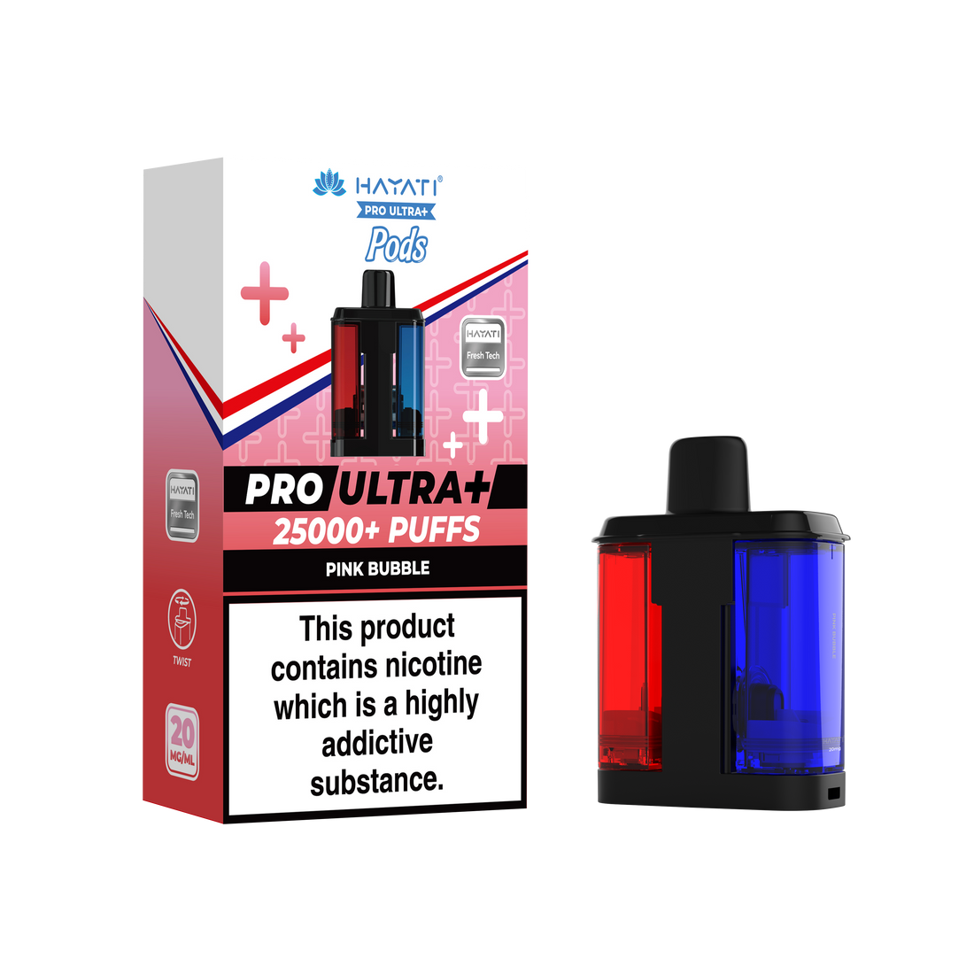 Hayati® Pro Ultra+ 25K Prefilled Pods (20mg)