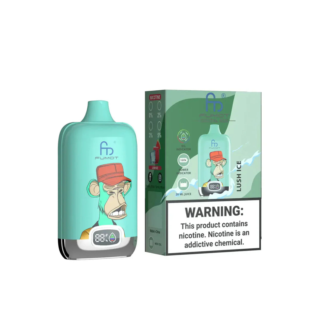 Fumot® RandM 12000 Digital Box Vape (20mg)