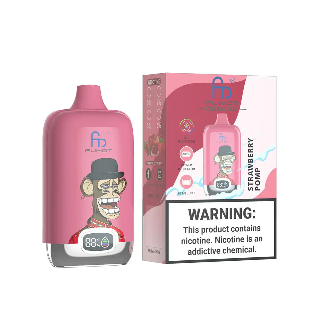 Fumot® RandM 12000 Digital Box Vape (20mg)
