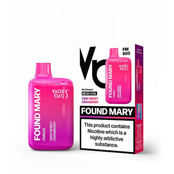 Vapes Bar Found Mary 600 20mg